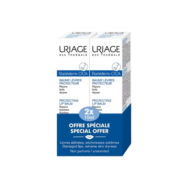 URIAGE PROMO BARIEDERM CICA BALZAM ZA USNE 2x15ML