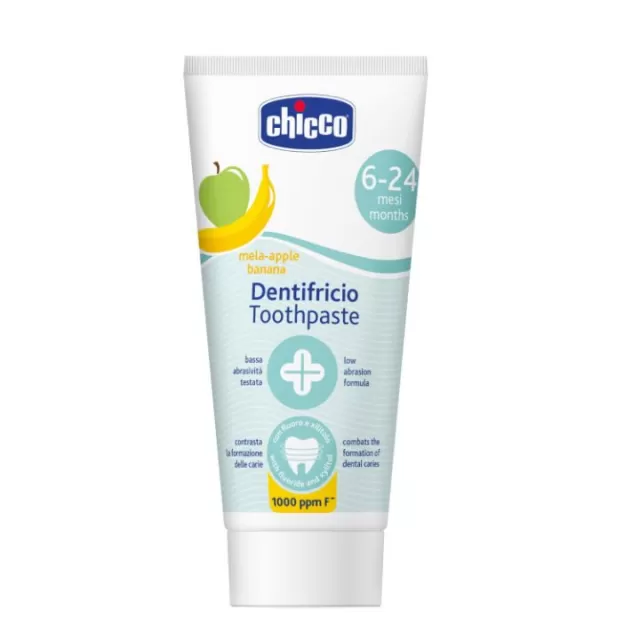 CHICCO PASTA ZA ZUBE JABUKA I BANANA 6-24M, 50ML