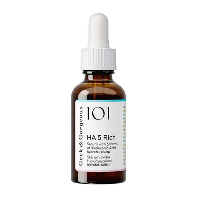GEEK&GORGEOUS HA 5 RICH SERUM SA HIJALURONSKOM KISELINOM 30ML