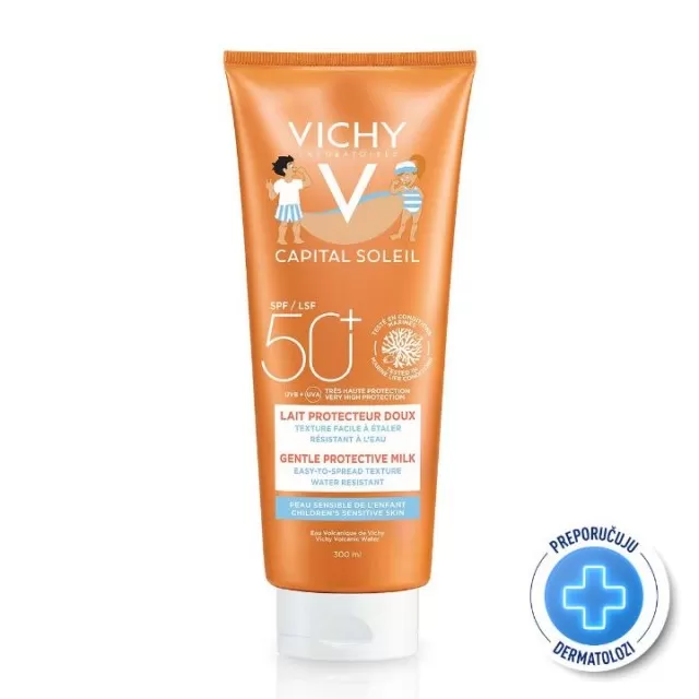 VICHY SUN CAPITAL SOLEIL Dečje mleko SPF50+ veliko pakovanje, 300 ml