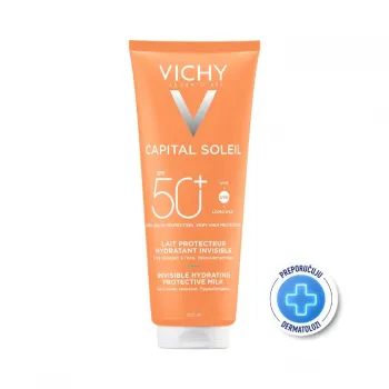 VICHY SUN CAPITAL SOLEIL Mleko za telo SPF50+ porodično pakovanje, 300 ml