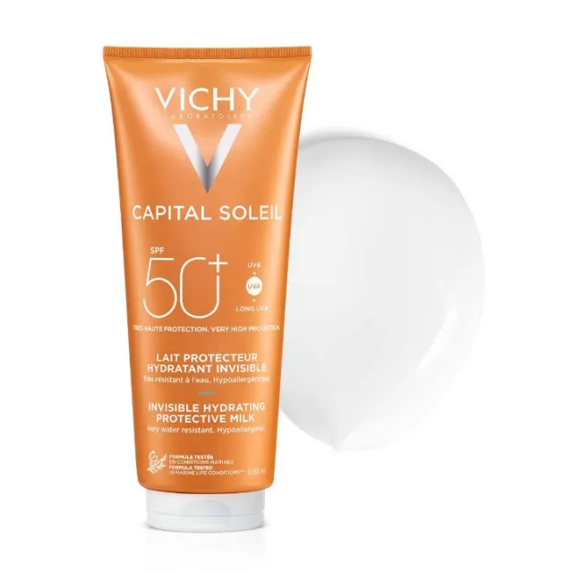 VICHY SUN CAPITAL SOLEIL Mleko za telo SPF50+ porodično pakovanje, 300 ml
