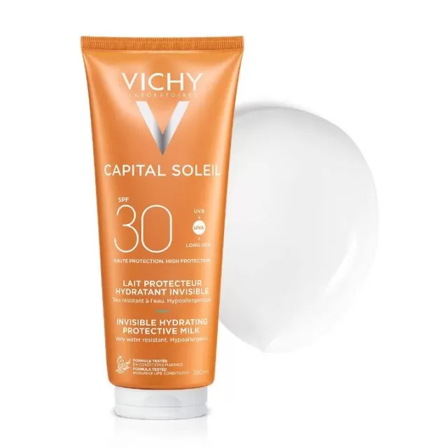 VICHY SUN CAPITAL SOLEIL Mleko za telo SPF30 porodično pakovanje, 300 ml