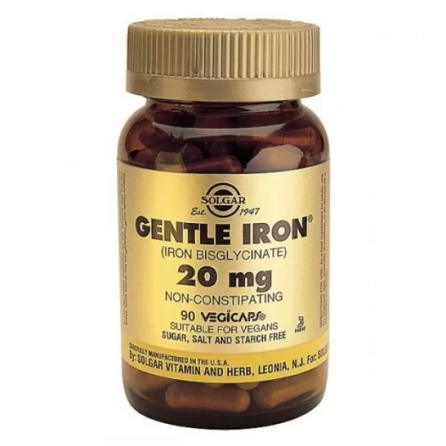 SOLGAR GENTLE IRON CAPSULE A90