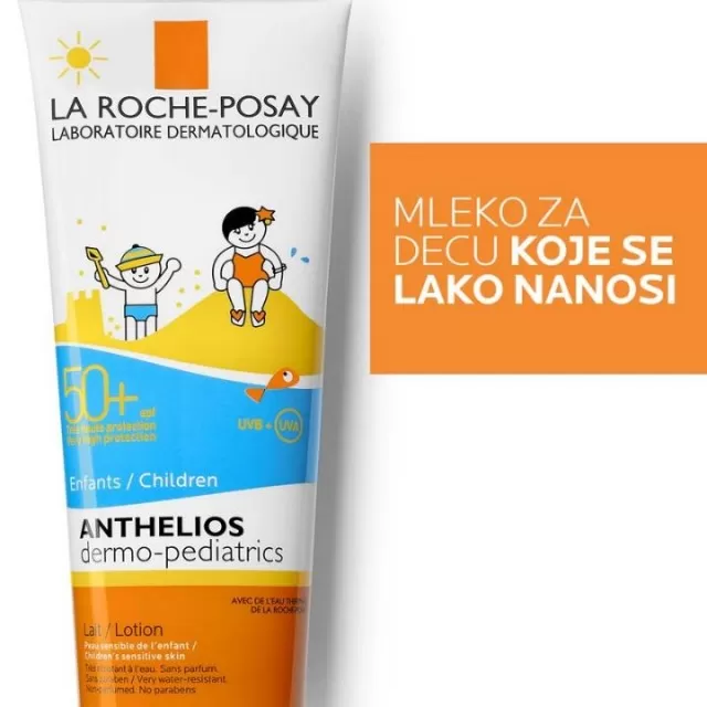 LA ROCHE-POSAY SUN ANTHELIOS Dermo-pediatrics wet gel za mokru ili suvu dečiju kožu - Veoma visoka zaštita, 250 ml