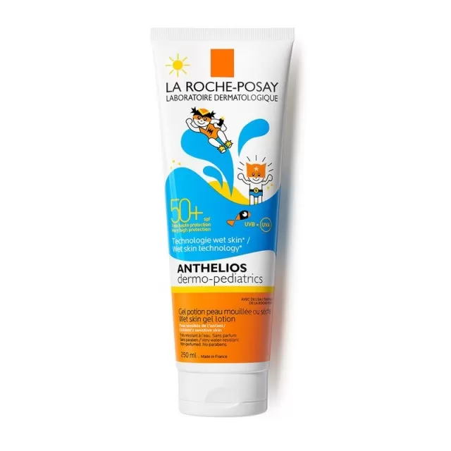 LA ROCHE-POSAY SUN ANTHELIOS Dermo-pediatrics wet gel za mokru ili suvu dečiju kožu - Veoma visoka zaštita, 250 ml