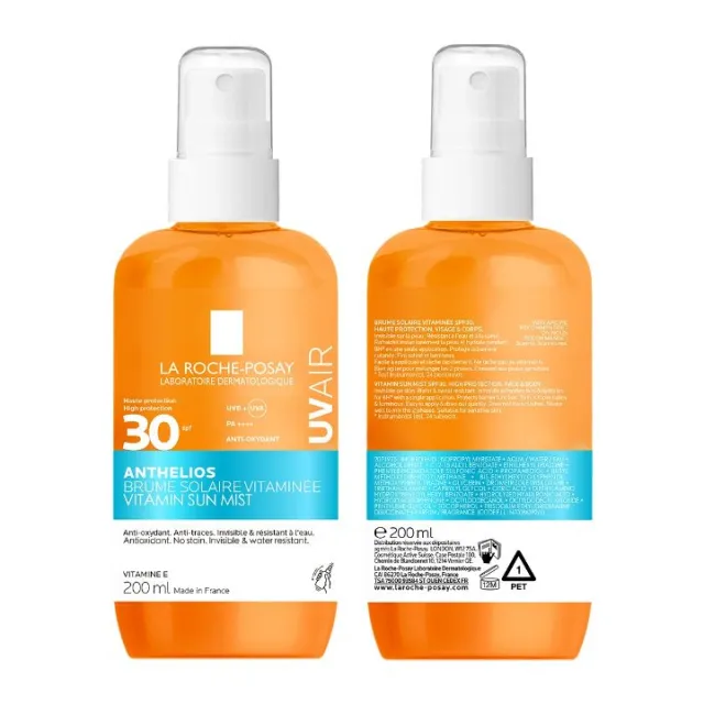 La Roche-Posay MIST ZA LICE I TELO ZA ZAŠTITU OD SUNCA SA VISOKOM ZAŠTITOM SPF30, 200ml
