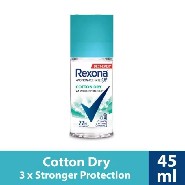 REXONA ROLL-ON MOTION ACTIVATED COTTON DRY 45ML