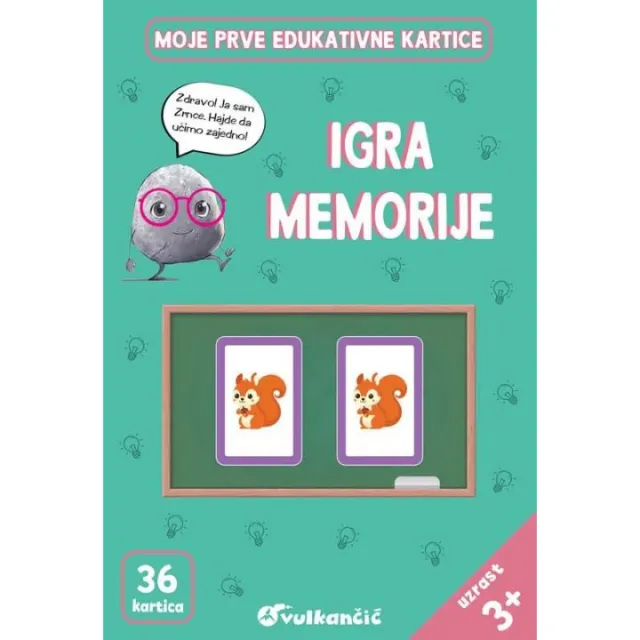 VULKAN ZRNCE KARTICE – IGRA MEMORIJE – LATINICA