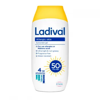 LADIVAL GEL ZA KOŽU SKLONU ALERGIJI SPF50+ 200ML