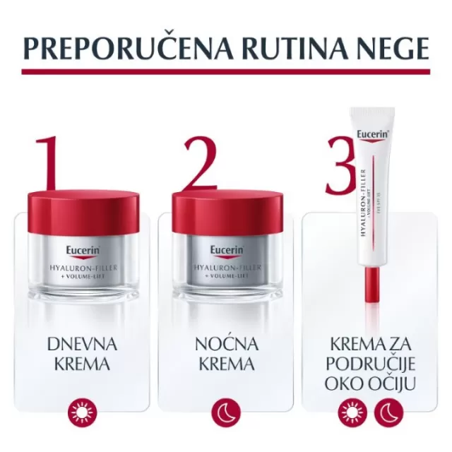 EUCERIN HYALURON-FILLER+VOLUME-LIFT NOĆNA KREMA 50ML