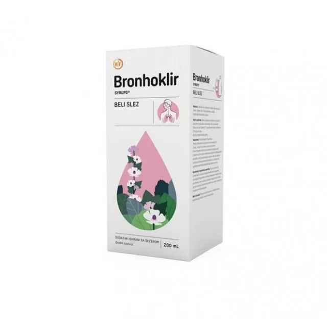 BRONHOKLIR SIRUP BELI SLEZ 200ML