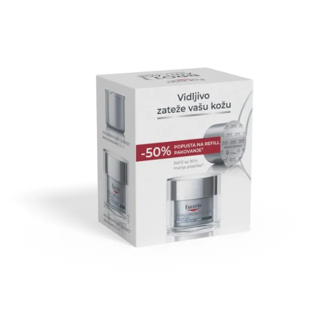 EUCERIN PROMO REFILL PAKET HYALURON FILLER NOĆNA KREMA