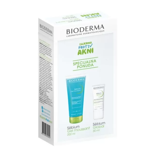 BIODERMA PROMO SEBIUM GLOBAL+SEBIUM PENASTI GEL ZA PRANJE