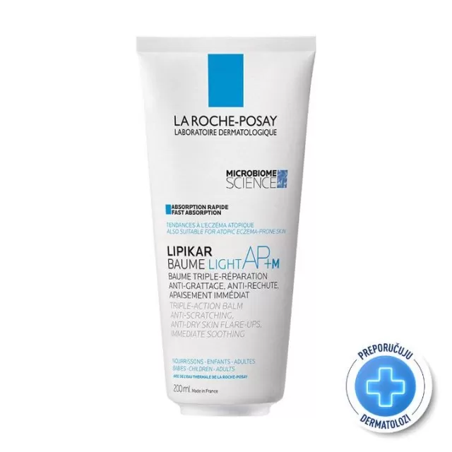 LA ROCHE-POSAY LIPIKAR BALZAM LIGHT AP+ ECO TUBA 200ML