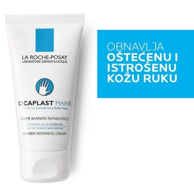 La Roche-Posay CICAPLAST MAINS Krema za obnovu zaštitnog sloja kože ruku, 50 ml