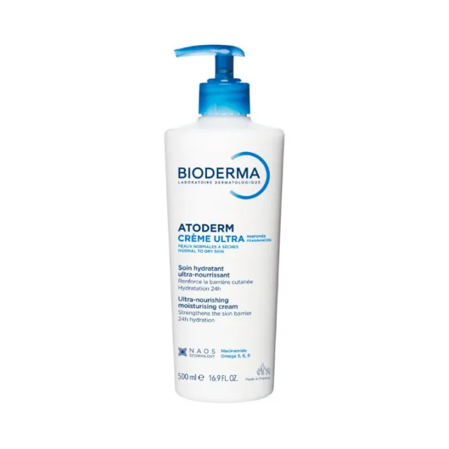 BIODERMA ATODERM KREMA ZA SUVU KOŽU LICA I TELA 500ML