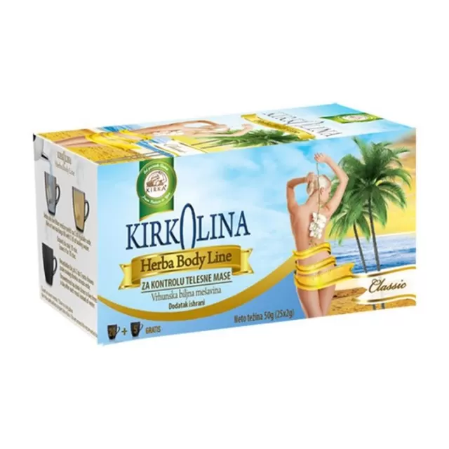 KIRKOLINA ČAJ ZA MRŠAVLJENJE FILTER KESICE A20