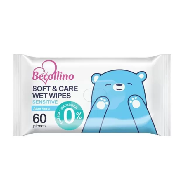 BECOLLINO VLAŽNE MARAMICE SOFT&CARE A60