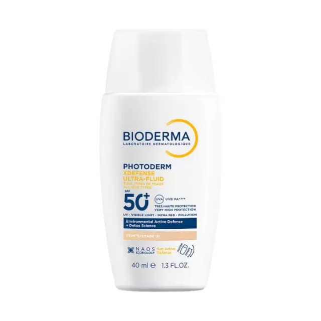 BIODERMA PHOTODERM XDEFENSE ULTRA FLUID TONIRAN 01 SPF 50+ 40ML