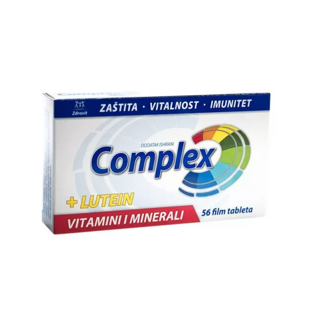 ZDROVIT COMPLEX + LUTEIN TABLETE A56