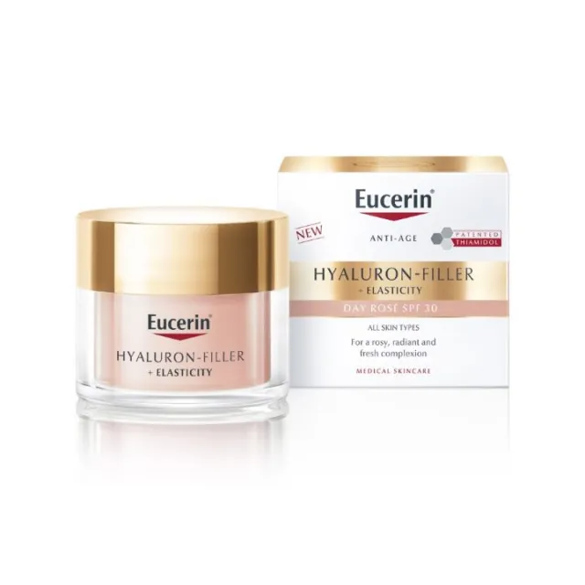 EUCERIN HYALURON FILLER+ELASTICITY DNEVNA KREMA ROSE SPF30 50ML
