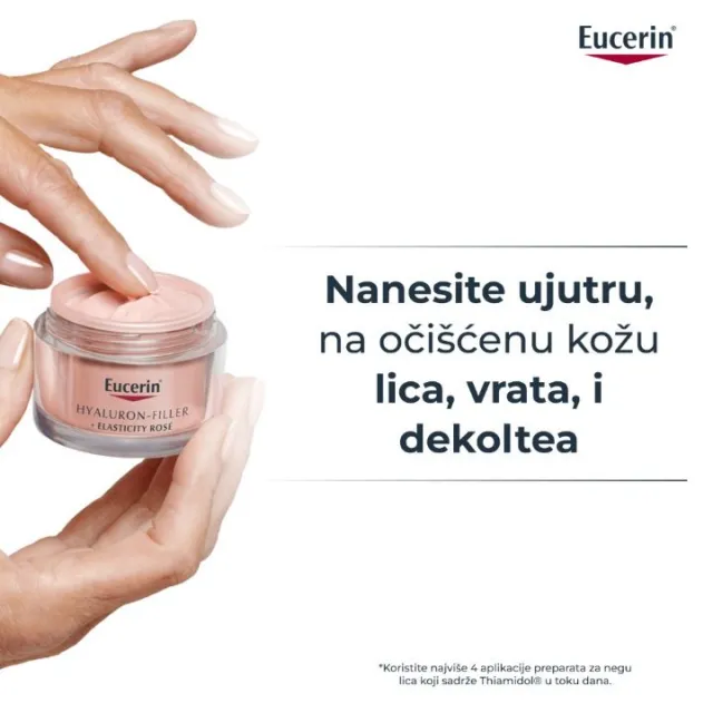 EUCERIN HYALURON FILLER+ELASTICITY DNEVNA KREMA ROSE SPF30 50ML