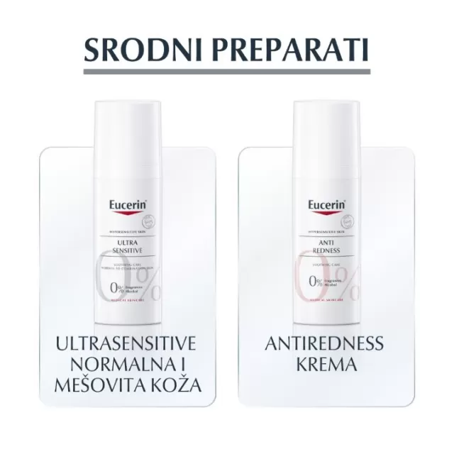 EUCERIN ULTRASENSITIVE KREMA ZA SUVU KOŽU LICA 50ML