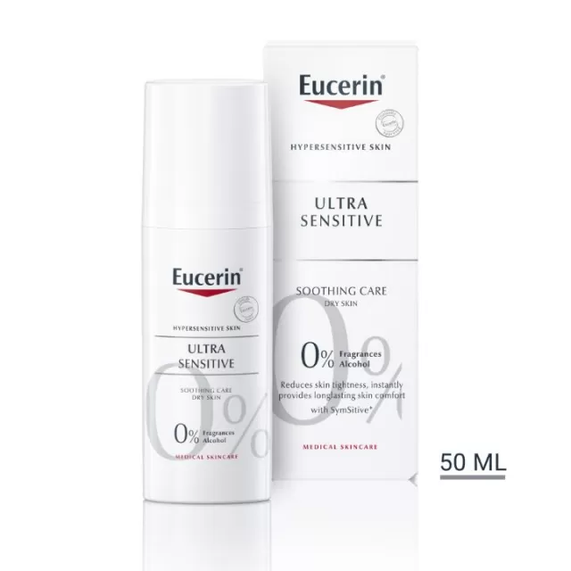 EUCERIN ULTRASENSITIVE KREMA ZA SUVU KOŽU LICA 50ML