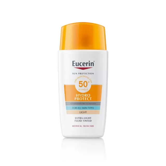 EUCERIN SUN HYDRO PROTECT ULTRALAGANI FLUID ZA ZAŠTITU OD SUNCA SPF50+ SVETLI 50ML