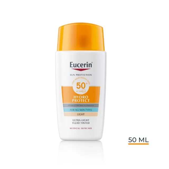 EUCERIN SUN HYDRO PROTECT ULTRALAGANI FLUID ZA ZAŠTITU OD SUNCA SPF50+ SVETLI 50ML