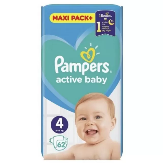 PAMPERS 4 9-14KG A62