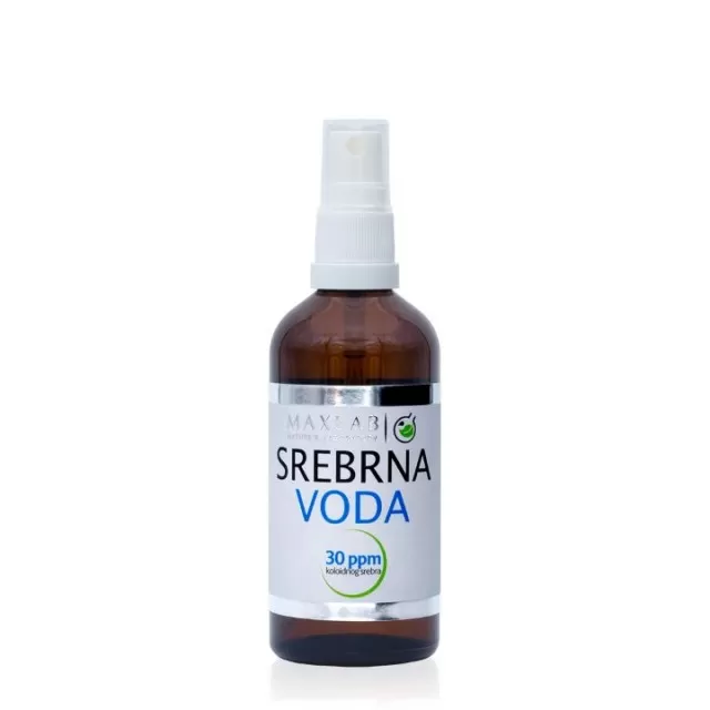 SREBRNA VODA U SPREJU 100ML 30PPM MAXLAB