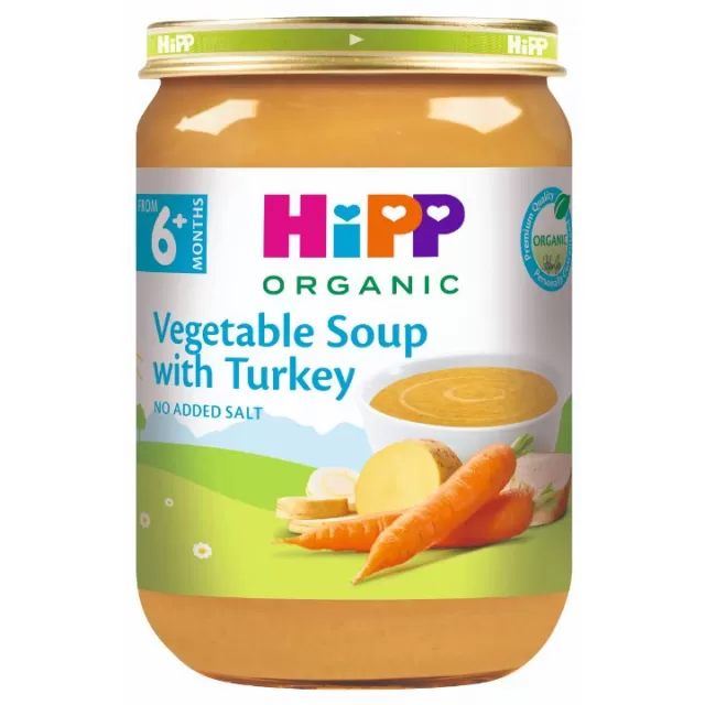 HIPP KAŠICA SUPA OD POVRĆA SA ĆURETINOM 190G