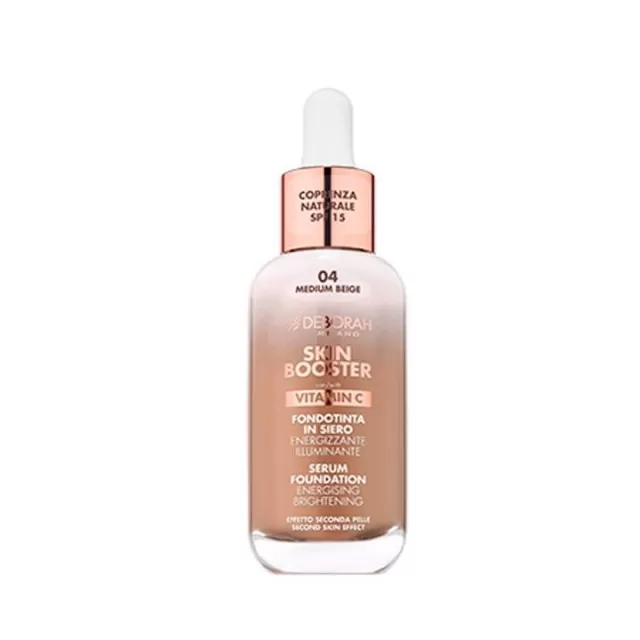 DEBORAH SKIN BOOSTER SERUM FOUNDATION 4 MEDIUM BEIGE 30ML