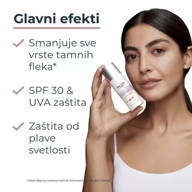 EUCERIN ANTI-PIGMENT TONIRANA DNEVNA KREMA SPF30 SVETLA 50ML