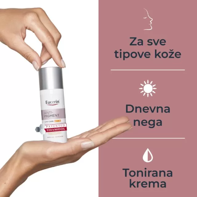 EUCERIN ANTI-PIGMENT TONIRANA DNEVNA KREMA SPF30 SVETLA 50ML