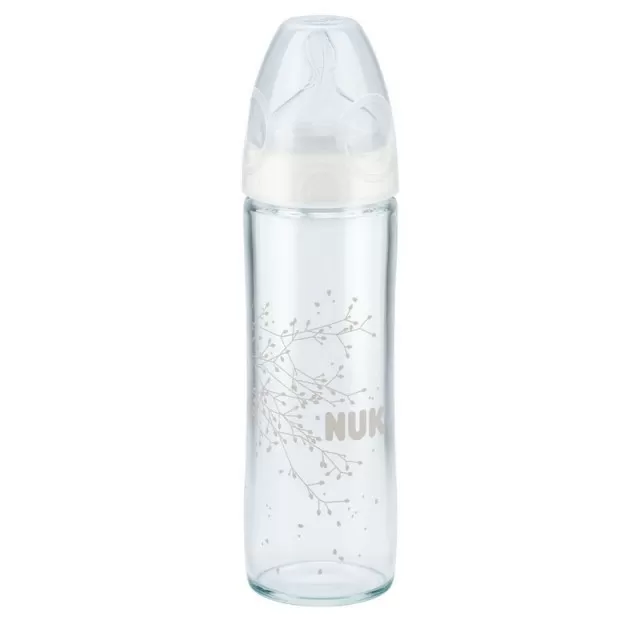 NUK STAKLENA FLAŠICA 0-6M 240ml