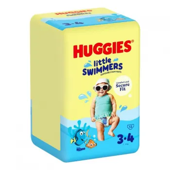 HUGGIES PELENE GAĆICE ZA KUPANJE 3-4, 7-15KG A12