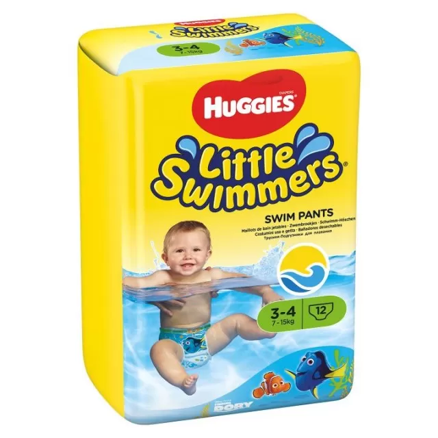 HUGGIES PELENE GAĆICE ZA KUPANJE 3-4, 7-15KG A12