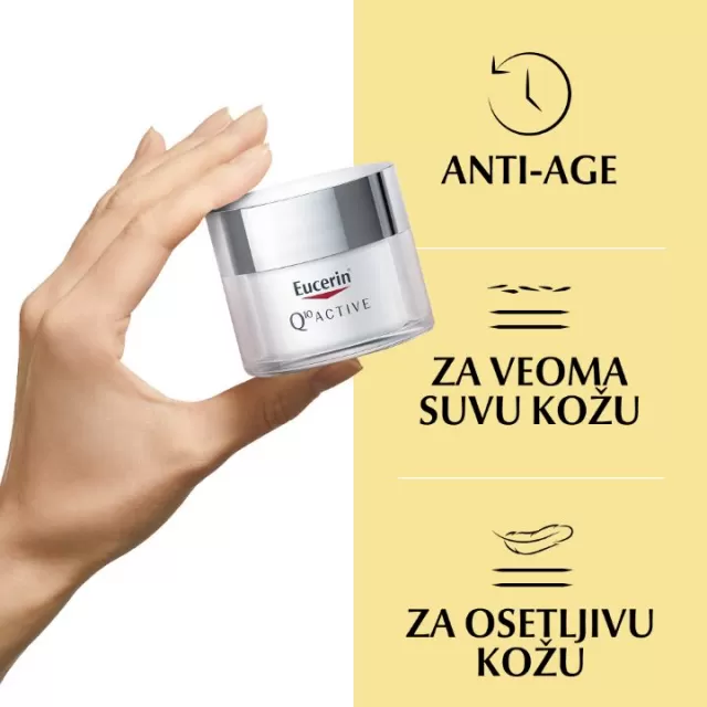 EUCERIN Q10 ACTIVE DNEVNA KREMA ZA SUVU KOŽU 50ML