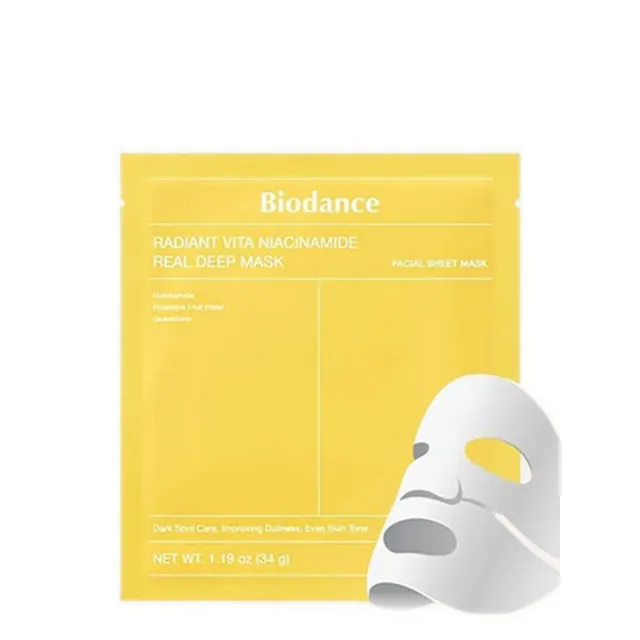 BIODANCE RADIANT VITA NIACINAMIDE REAL DEEP SHEET MASKA ZA LICE A1