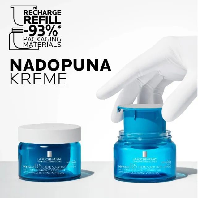 La Roche-Posay Hyalu B5 Visokoefikasna krema SPF30 dopuna, 50 ml