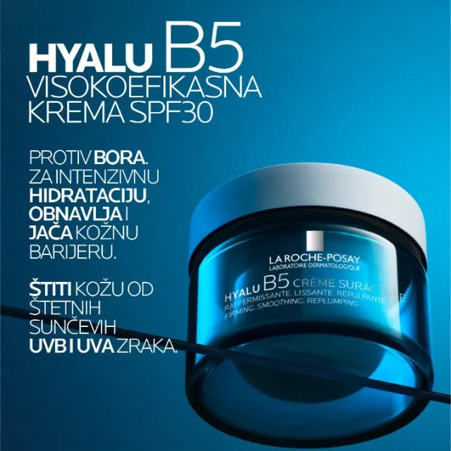 La Roche-Posay Hyalu B5 Visokoefikasna krema SPF30 dopuna, 50 ml
