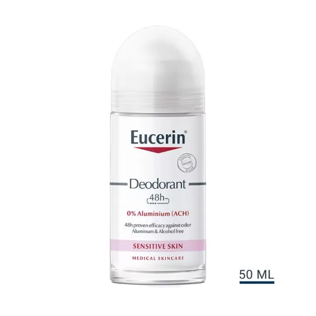 EUCERIN DEZODORANS PH5 ROLL-ON SA 0% ALUMINIJUMA 50ML