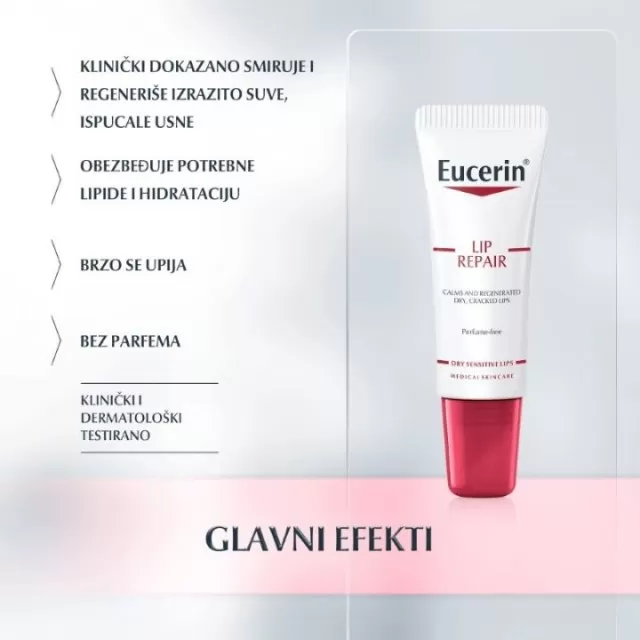 EUCERIN BALSAM ZA NEGU I REGENERACIJU USANA 10ML