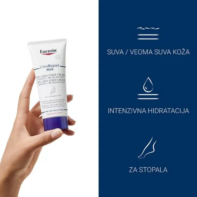 EUCERIN UREAREPAIR PLUS KREMA ZA STOPALA SA 10% UREE 100ML