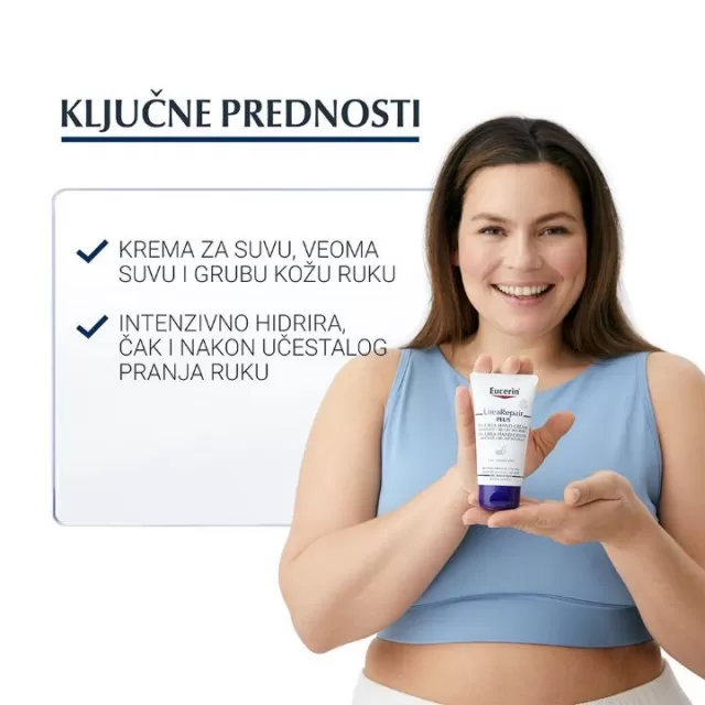 EUCERIN UREAREPAIR PLUS KREMA ZA RUKE SA 5% UREE 75ML