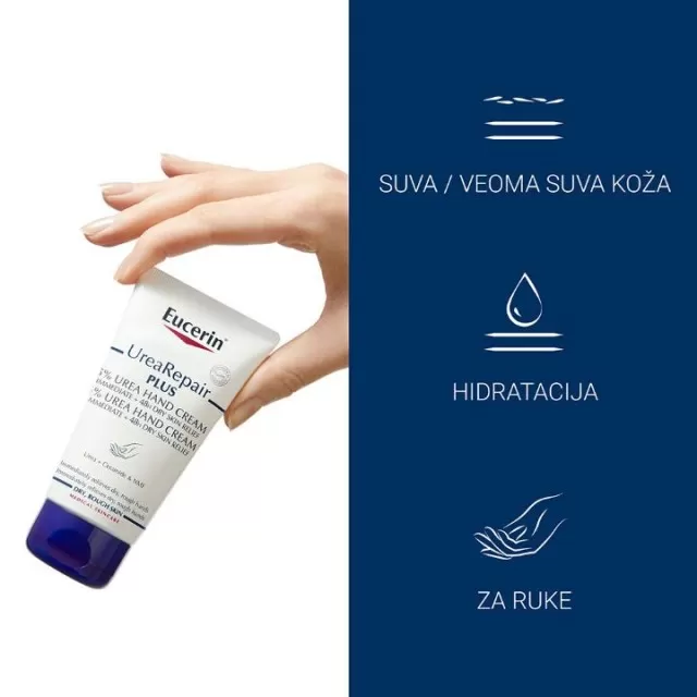 EUCERIN UREAREPAIR PLUS KREMA ZA RUKE SA 5% UREE 75ML