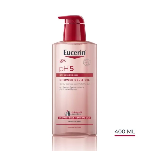 EUCERIN PH5 GEL I ULJE ZA TUŠIRANJE 400ML